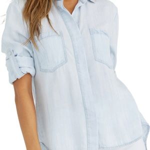 Bella Dahl Split Back Button Up Shirt